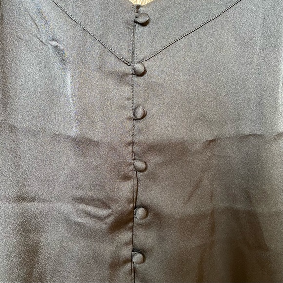 Abercrombie & Fitch Satin Button Camisole - Picture 4 of 6